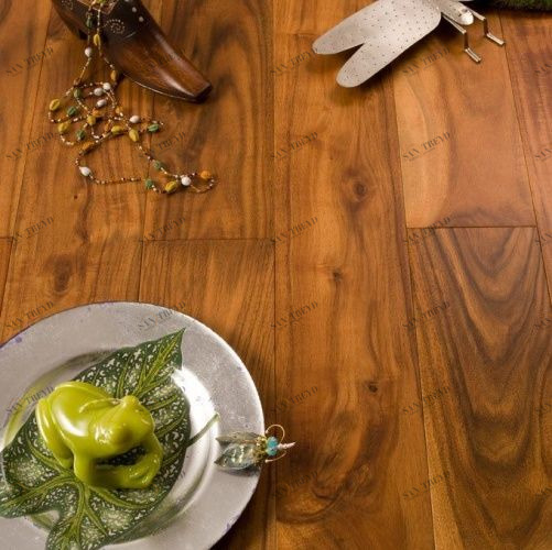 Массивная доска Parketoff Экзотика Африканская Акация (Гладкая) 910х122 мм 2600300429