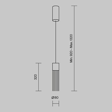 Металлический светодиодный потолочный светильник Maytoni Imaginary ARCH-00104285 - Вид №6
