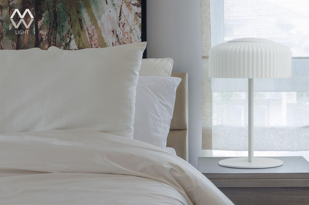 Настольная лампа MW-Light Раунд 636031203 MW-LIGHT КЛАССИЧЕСКИЕ 191649 Белый  - Вид №1