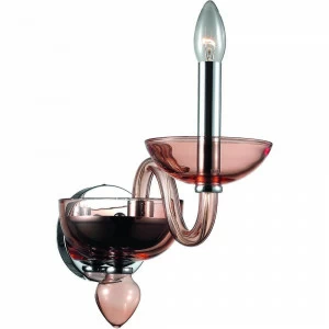 Бра Divinare Letizia 1156/03 AP-1 DIVINARE СВЕЧА 078865 Коричневый