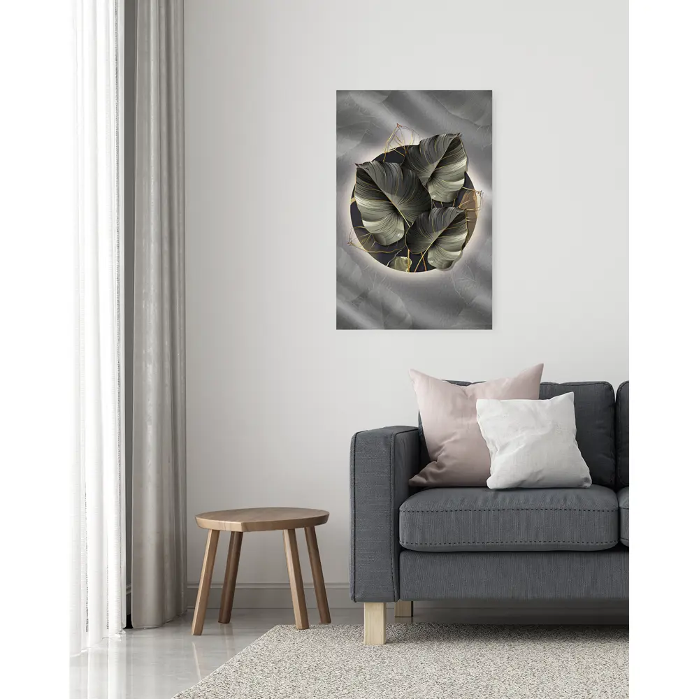 Картина на холсте Постер-лайн Листья монстеры 40x60 см STLM-2204275 - Вид №3