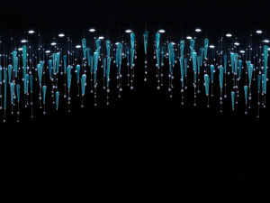 Кристалл светодиодный подвесной светильник