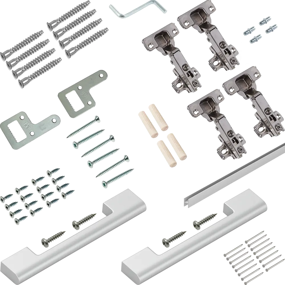 Шкаф навесной Тортора-1 80x67.6х29 см МДФ цвет серый 82555617 STLM-2054279 Santreyd - Вид №9