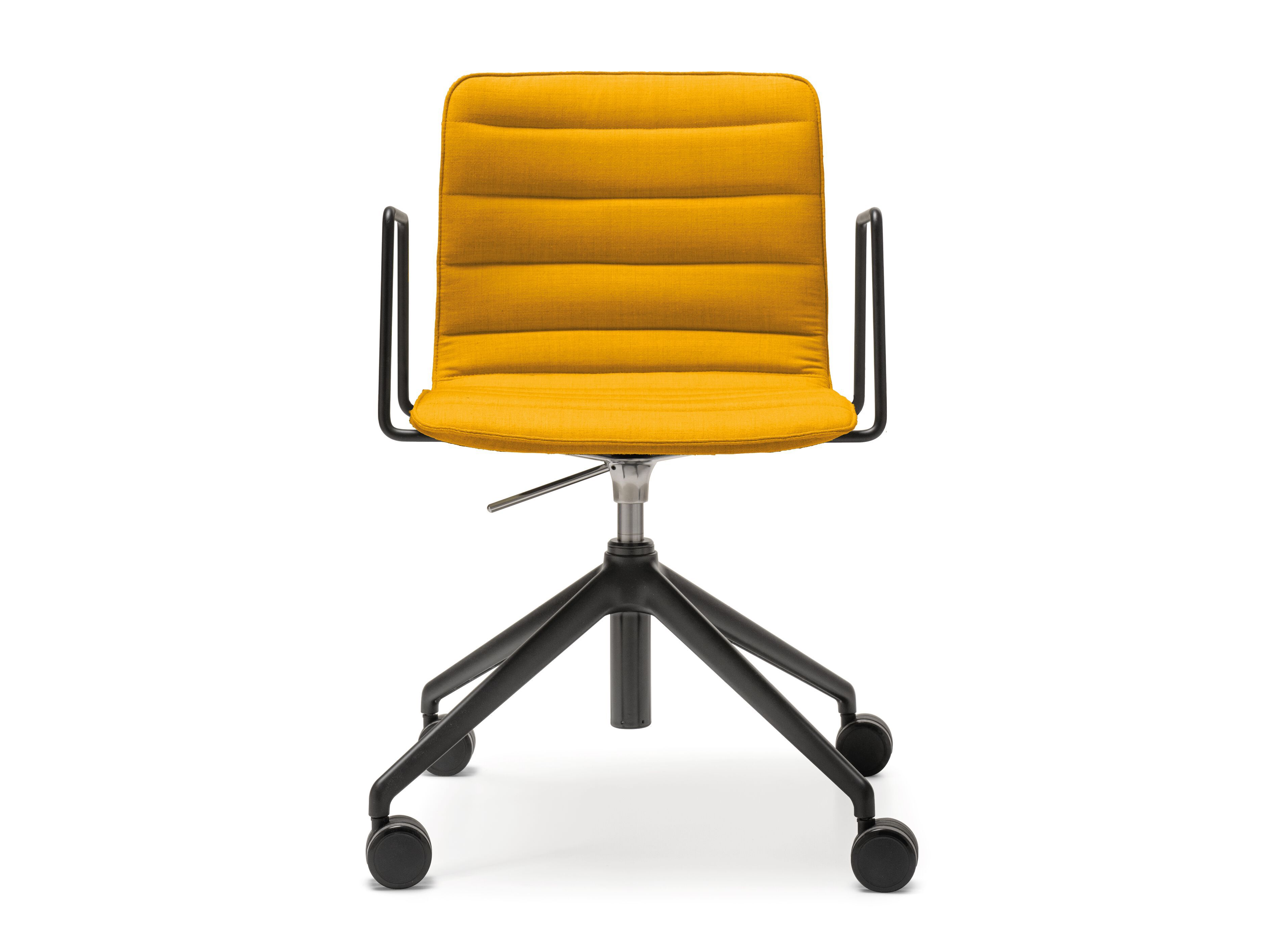 Тканевый поворотный стул с регулируемой высотой с колесами Quinti Sedute Pat ARCH-00032146 - Вид №1