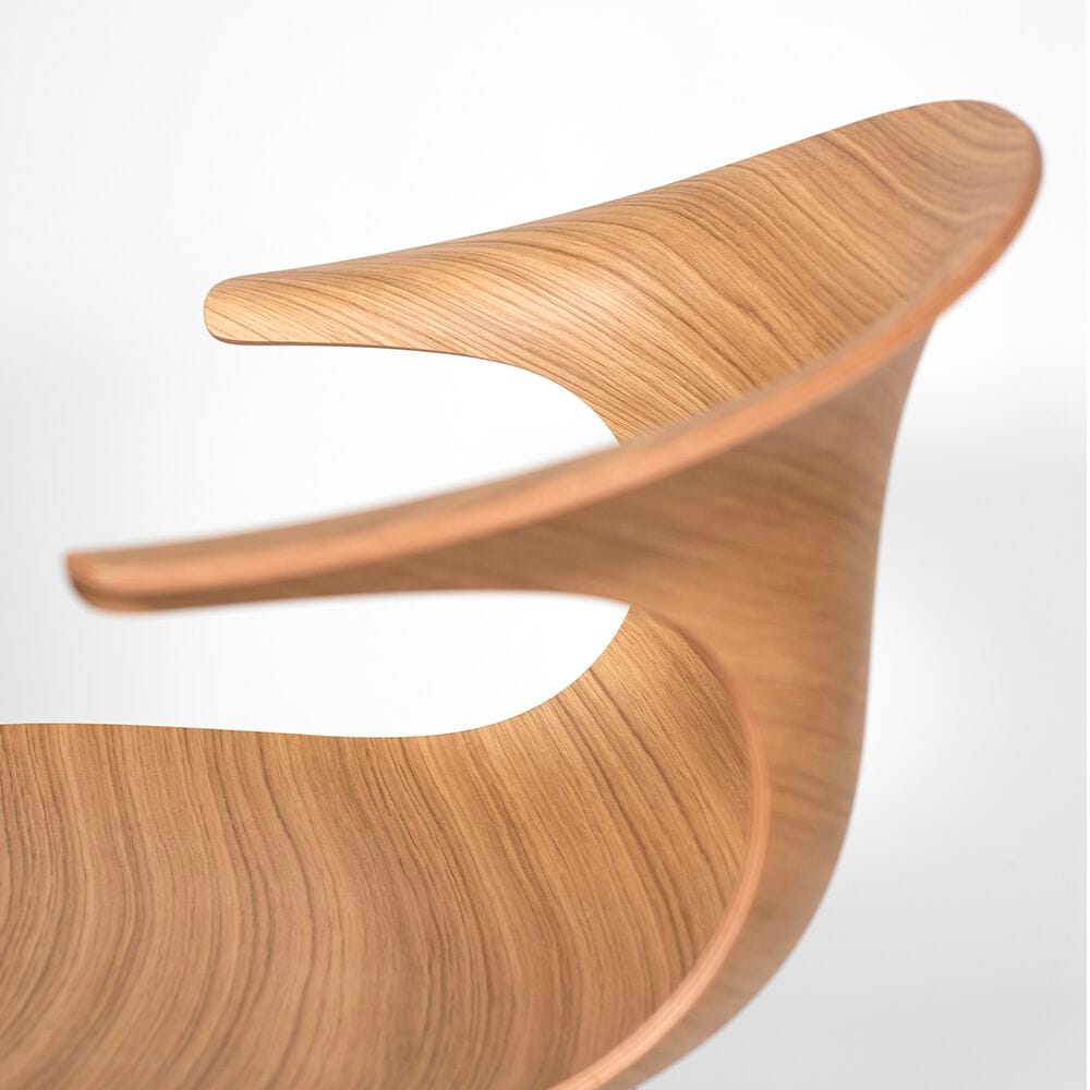 Деревянный стул с подлокотниками Infiniti Loop 3D Wood ARCH-00071683 - Вид №3