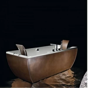 Ванна приставная с гидромассажем Kali Metal Bronze 180 см