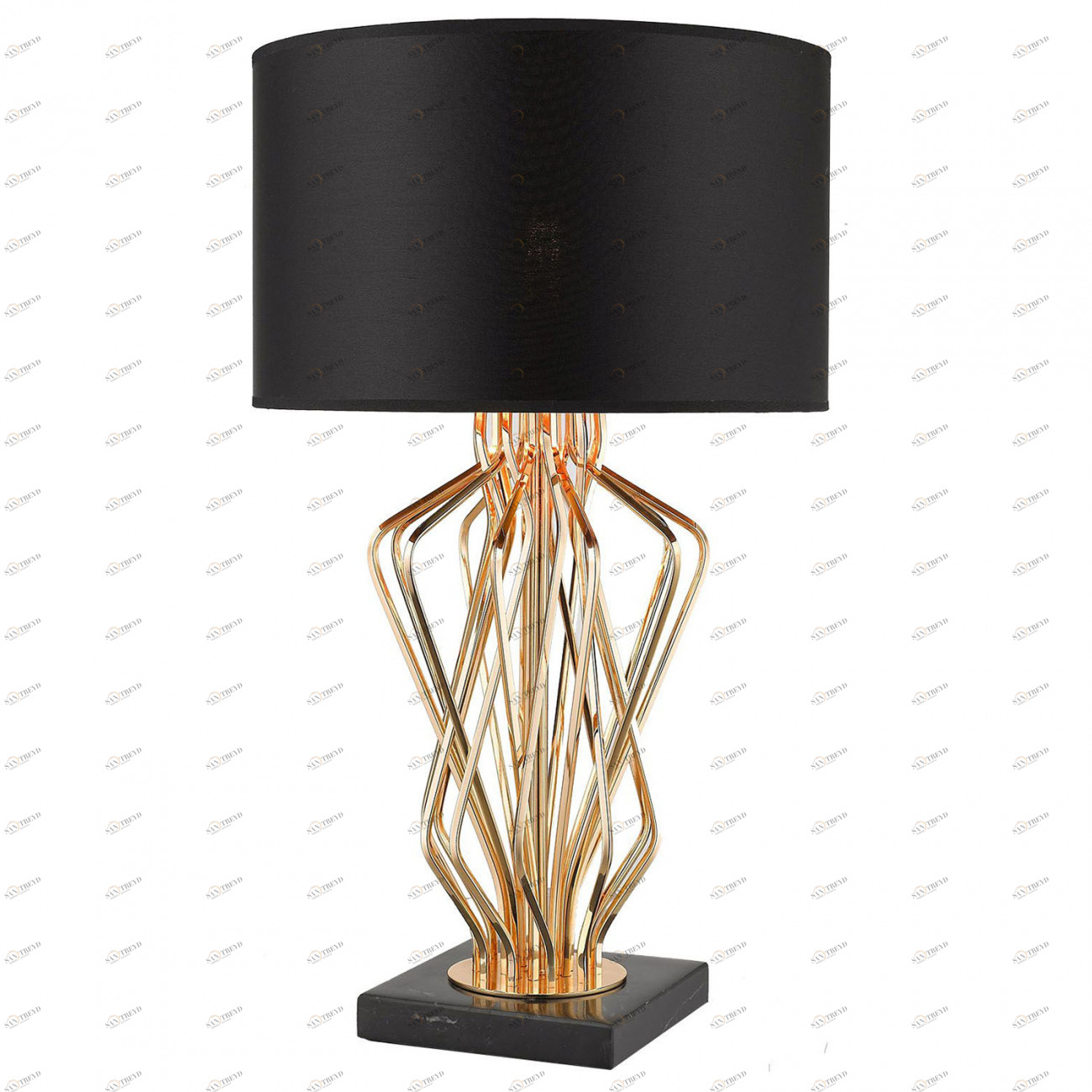 Настольная лампа gold brass 897 EVENHOME ИНТЕРЬЕРНЫЕ 192751 Золото;черный 