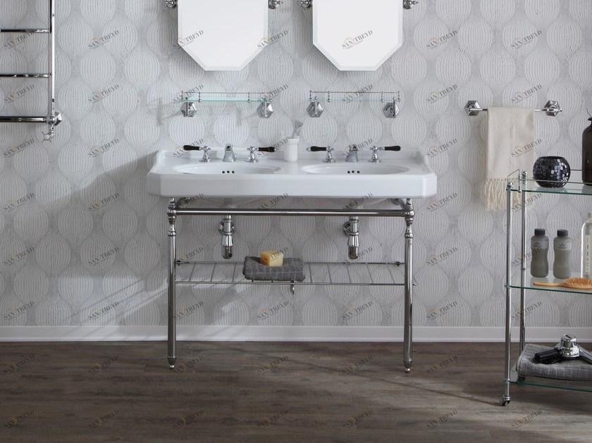 BLEU PROVENCE Двойная консольная мойка из керамики Provence '700 Bp7120