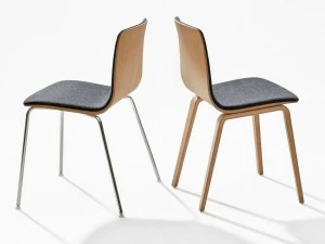 arper Стул с мягкой подкладкой Aava