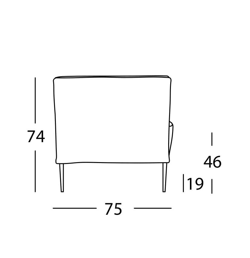 Кожаное кресло с подлокотниками Marac ARCH-00050169 - Вид №1