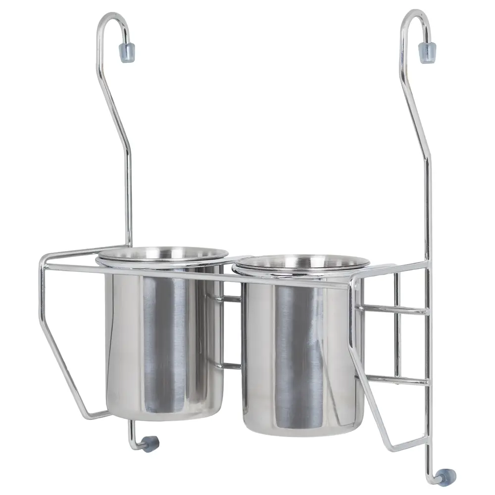 Стакан для столовых приборов Delinia 215х110х275 мм цвет хром 15873779 STLM-2179901 
