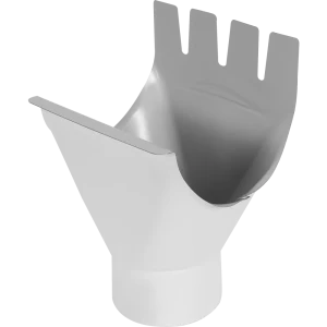 Воронка выпускная D90 мм цвет белый