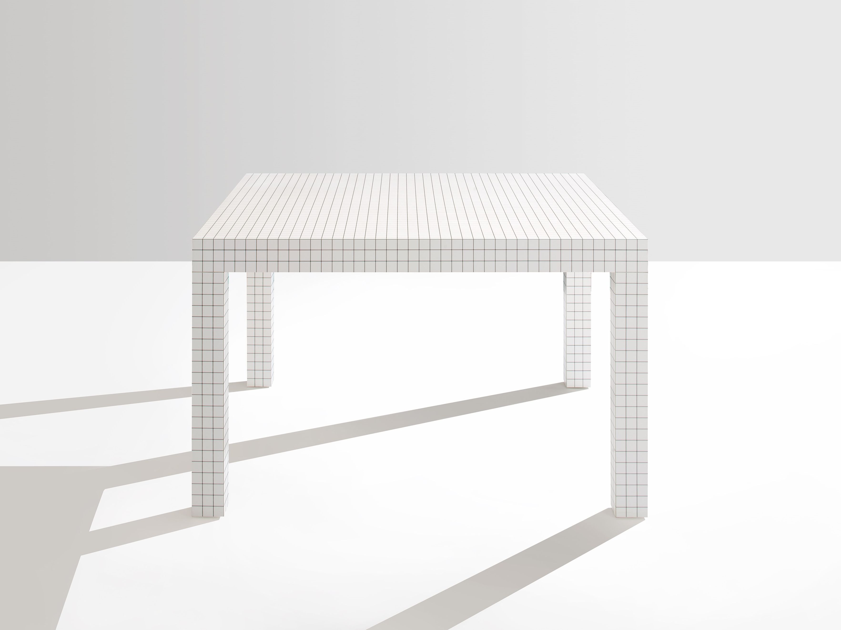 Квадратный стол в тамбуре Zanotta Quaderna ARCH-00039373 - Вид №7