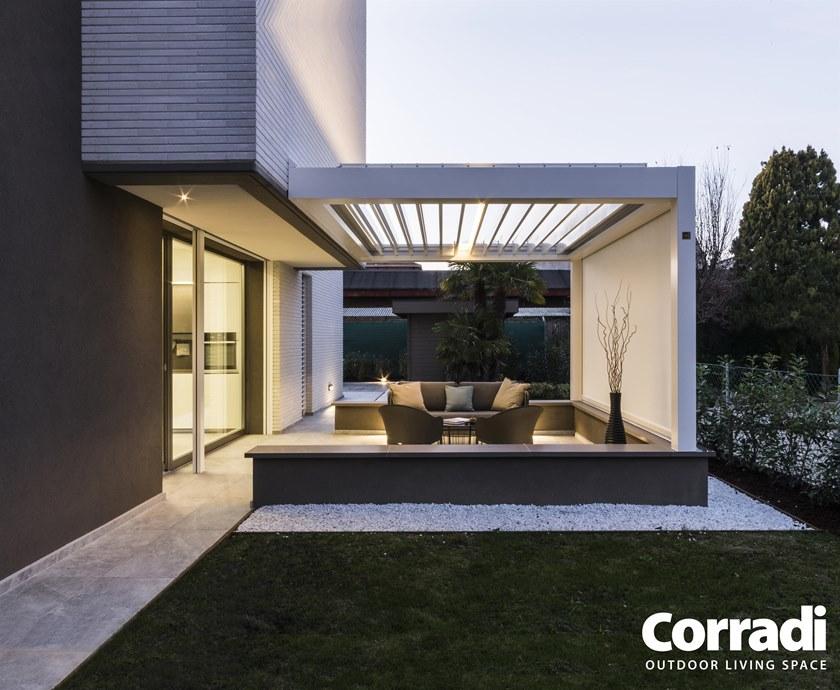 Corradi Алюминиевая пергола с регулируемыми жалюзи Bioclimatics sun-id-1405053 - Вид №11