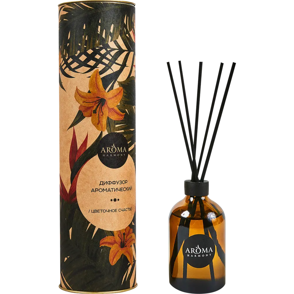 Аромадиффузор Aroma Harmony Цветочное счастье с туберозой и жасмином 89340850 STLM-0827877