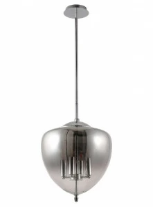 Подвесная люстра Crystal Lux Milagro SP4 A Chrome серая CRYSTAL LUX ДИЗАЙНЕРСКИЕ, MILAGRO CHROME 108739 Серый