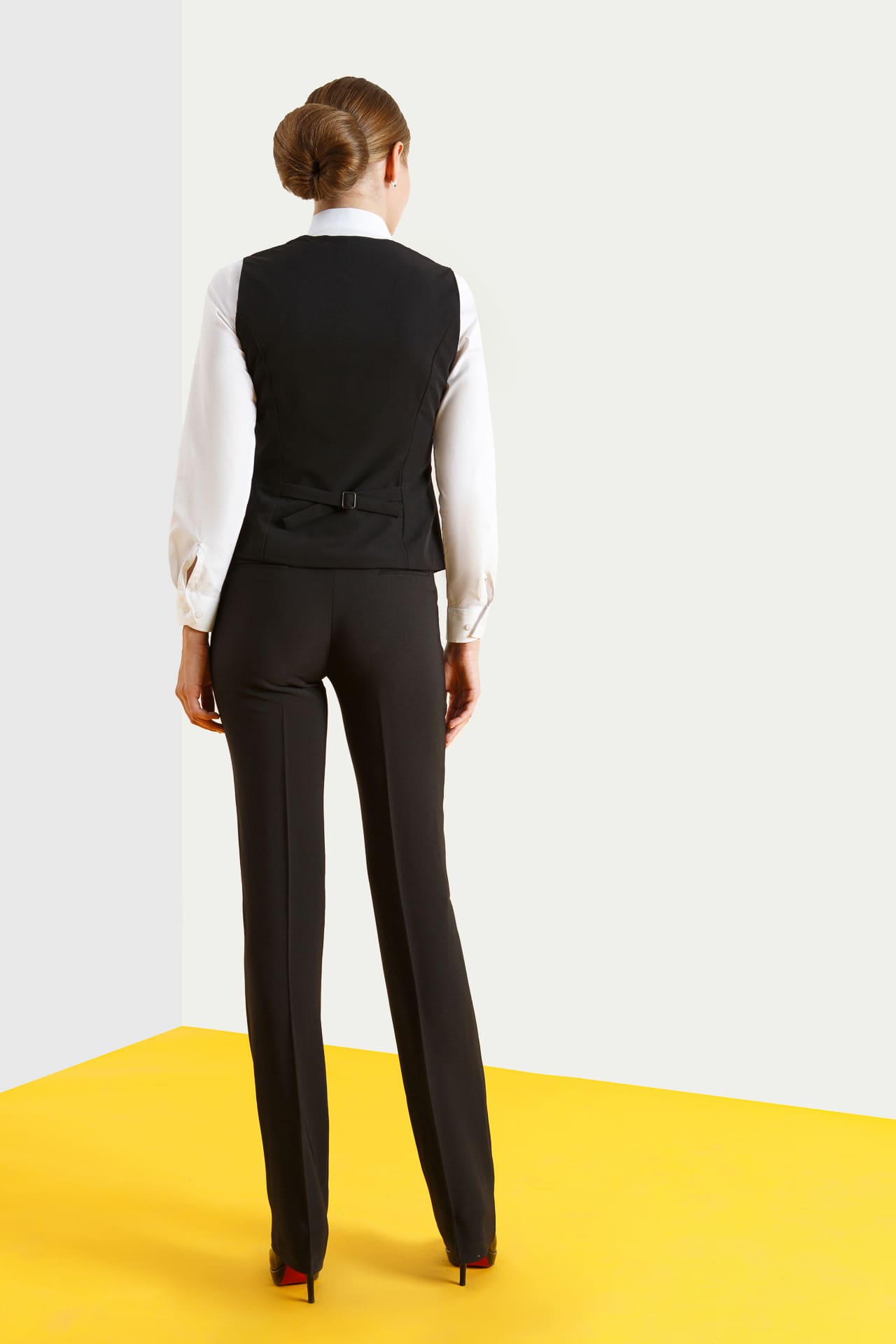 62872 Жилет  женский BLACK El-Risto  Одежда для официантов  размер 44  - Вид №5