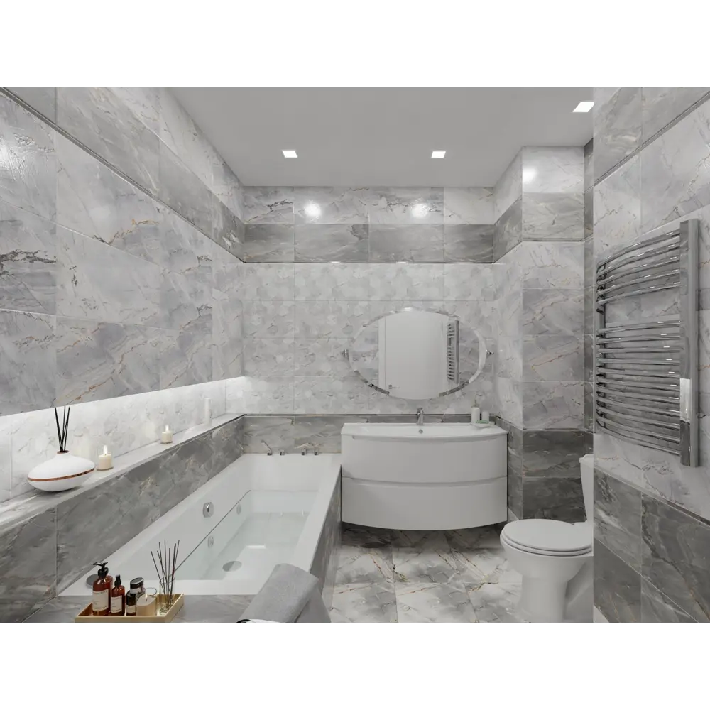 Декор настенный Strict Dec 30x60 см 1.62 м² цвет серый 84299743 STLM-2013373 Santreyd - Вид №5
