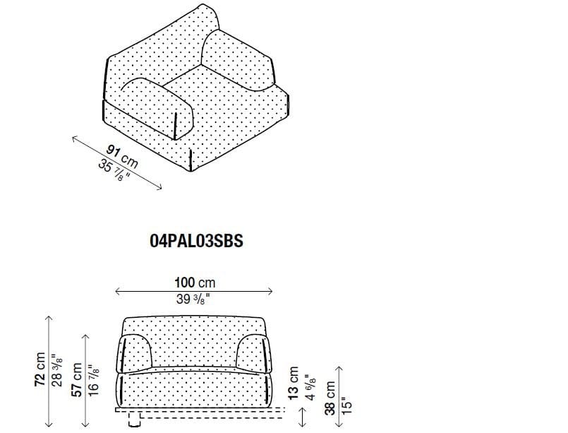 Тканевое садовое кресло с подлокотниками Kristalia сцена ARCH-00112386 - Вид №7