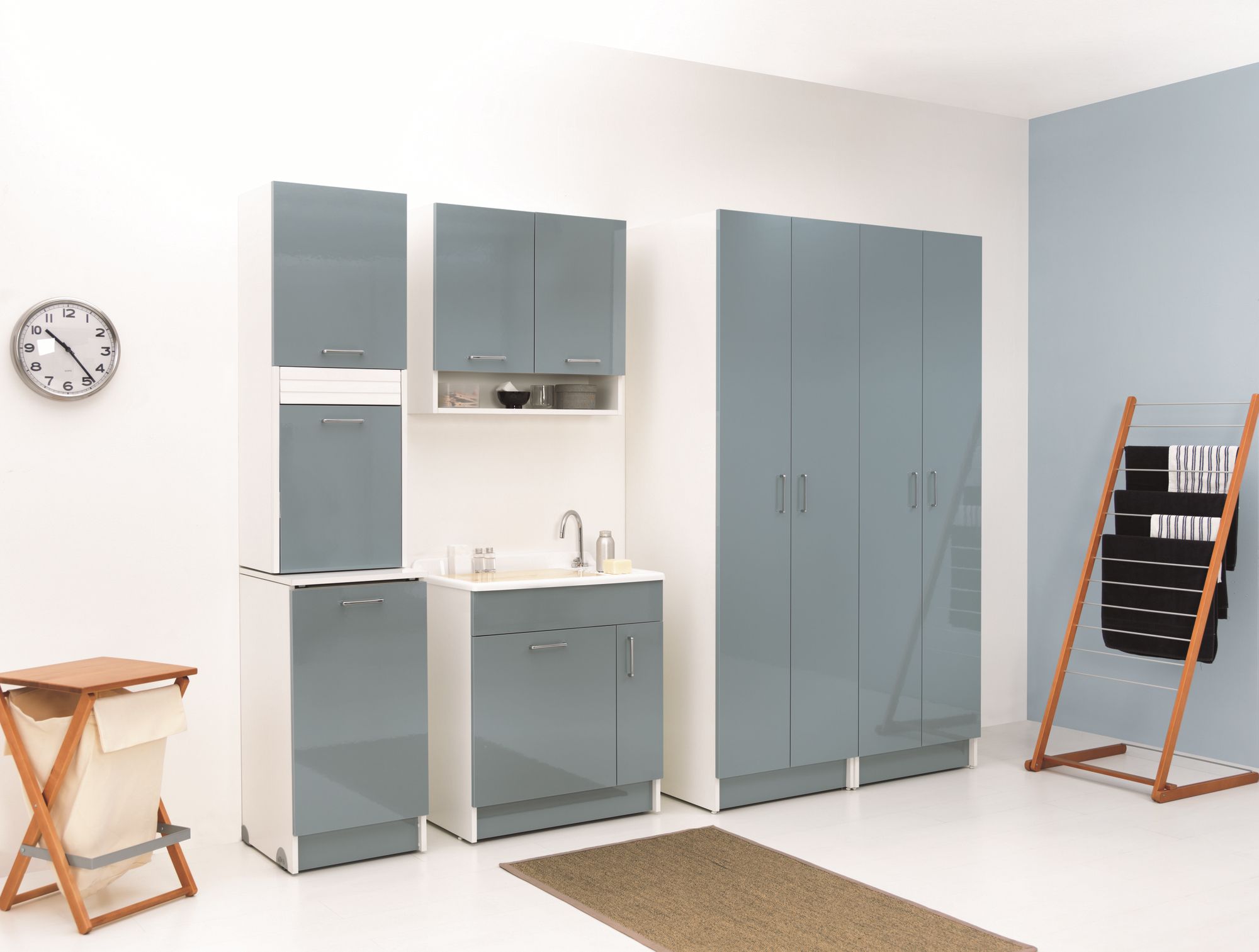 Шкаф для белья из ДСП с бельевой стойкой COLAVENE Lindo ARCH-00146563 - Вид №1