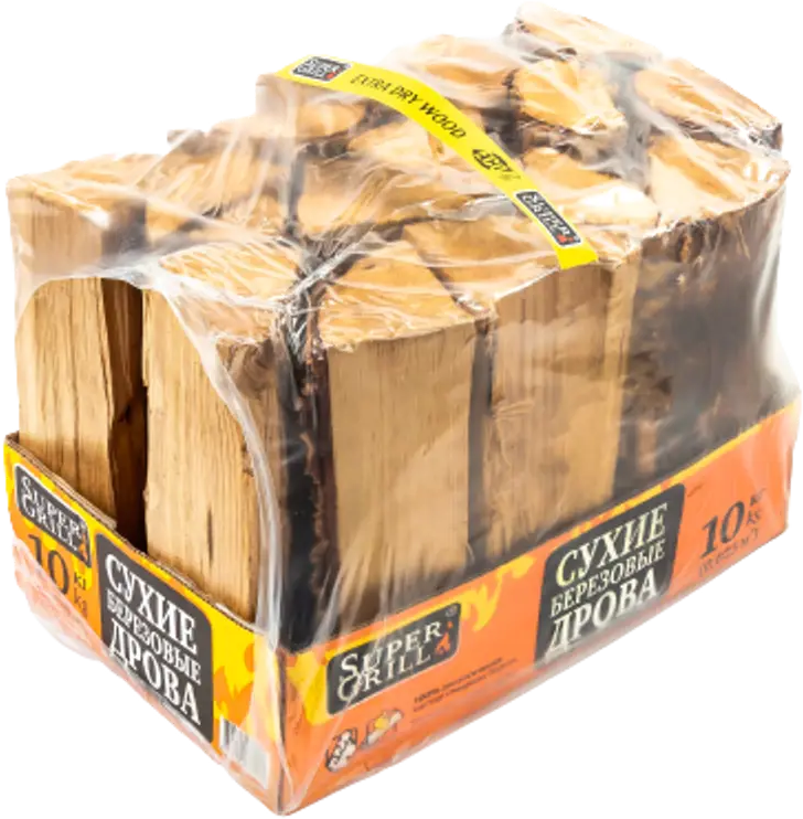 85033950 Дрова берёзовые сухие Supergrill 10 кг STLM-0057786 STLM-0057786