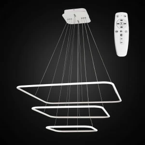 Подвесной светильник светодиодный с пультом белый "Неон" CL731K110 CITILUX ДИЗАЙНЕРСКИЕ, НЕОН 00-3889891 Белый