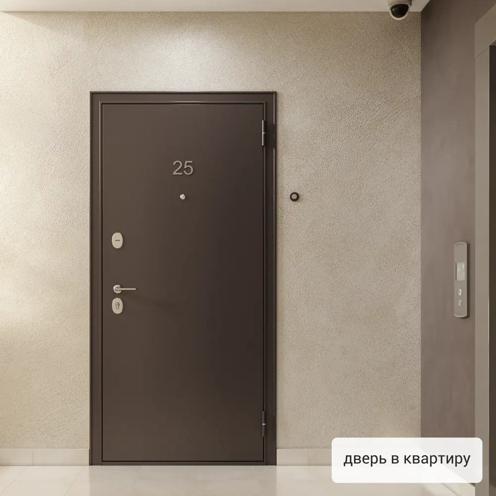 Дверь металлическая Гарант, 960 мм, правая, цвет антик ларче TOREX STLM-2062289 - Вид №12