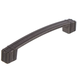 Мебельная ручка-скоба Jet 195 160 мм ЦАМ античное серебро