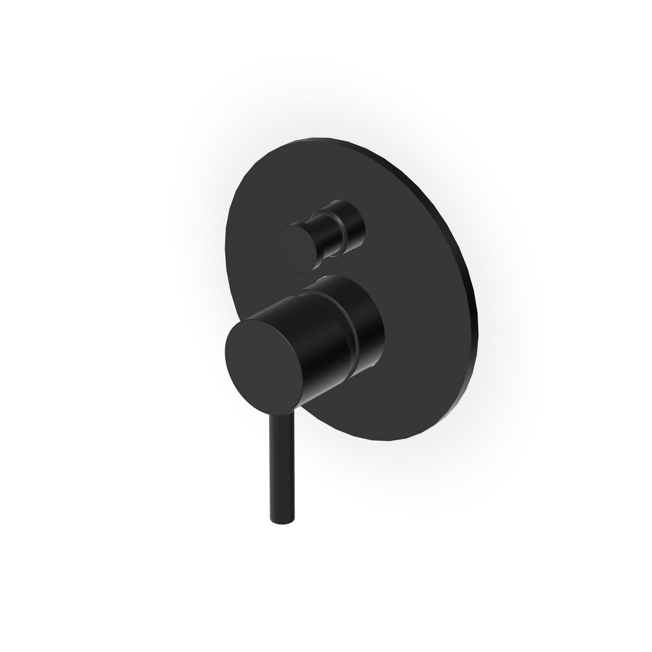 Однорычажный настенный смеситель для ванны / душа с переключателем Zucchetti Pan S ARCH-00086458 - Вид №12