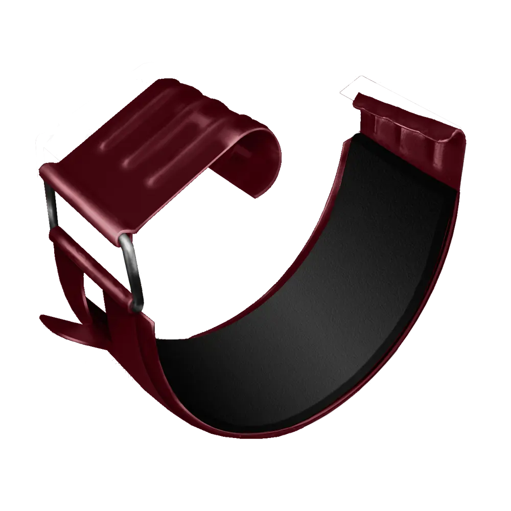 Соединитель желоба РЕ 125 мм цвет красный Grand Line STLM-2093664