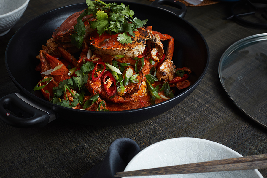 Сковорода-вок Swiss Diamond со стеклянной крышкой, две ручки, Ø32 см XD61132C - Вид №3