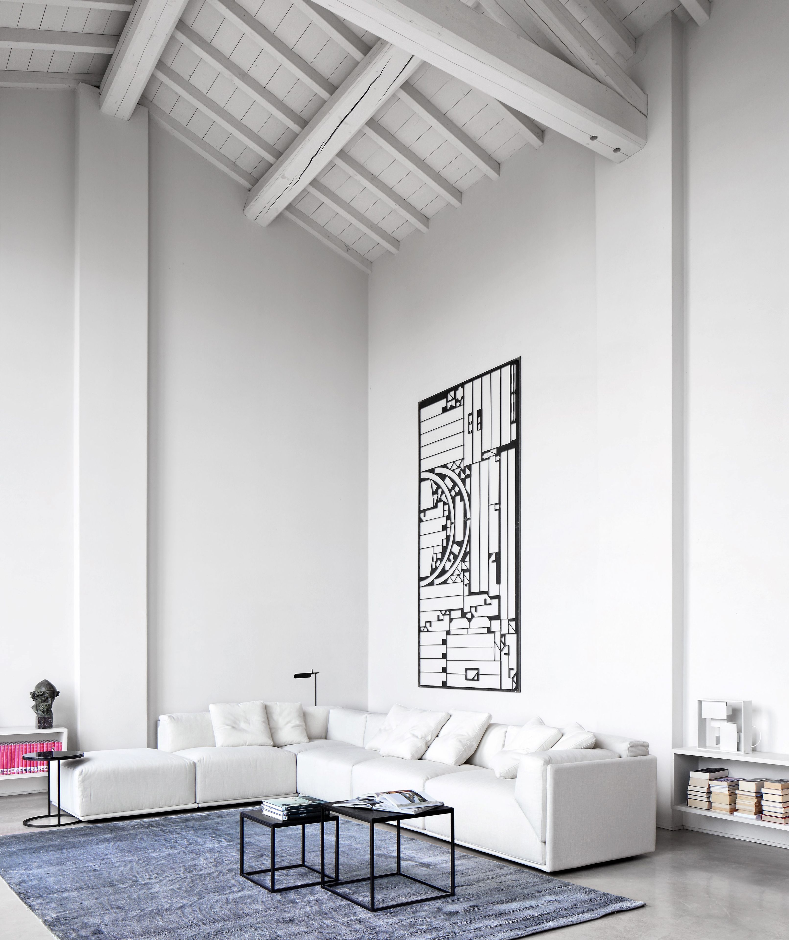 Секционный диван из ткани Meridiani бекон ARCH-00050851 - Вид №1