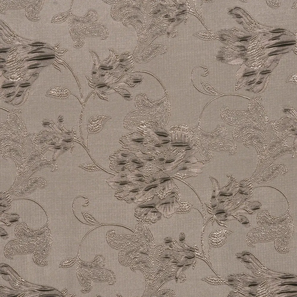 Штора на ленте «Калипсо» 160х260 см жаккард цвет коричневый ТОРГОВЫЙ ДОМ ТЕКСТИЛЬ STLM-2119569 - Вид №1