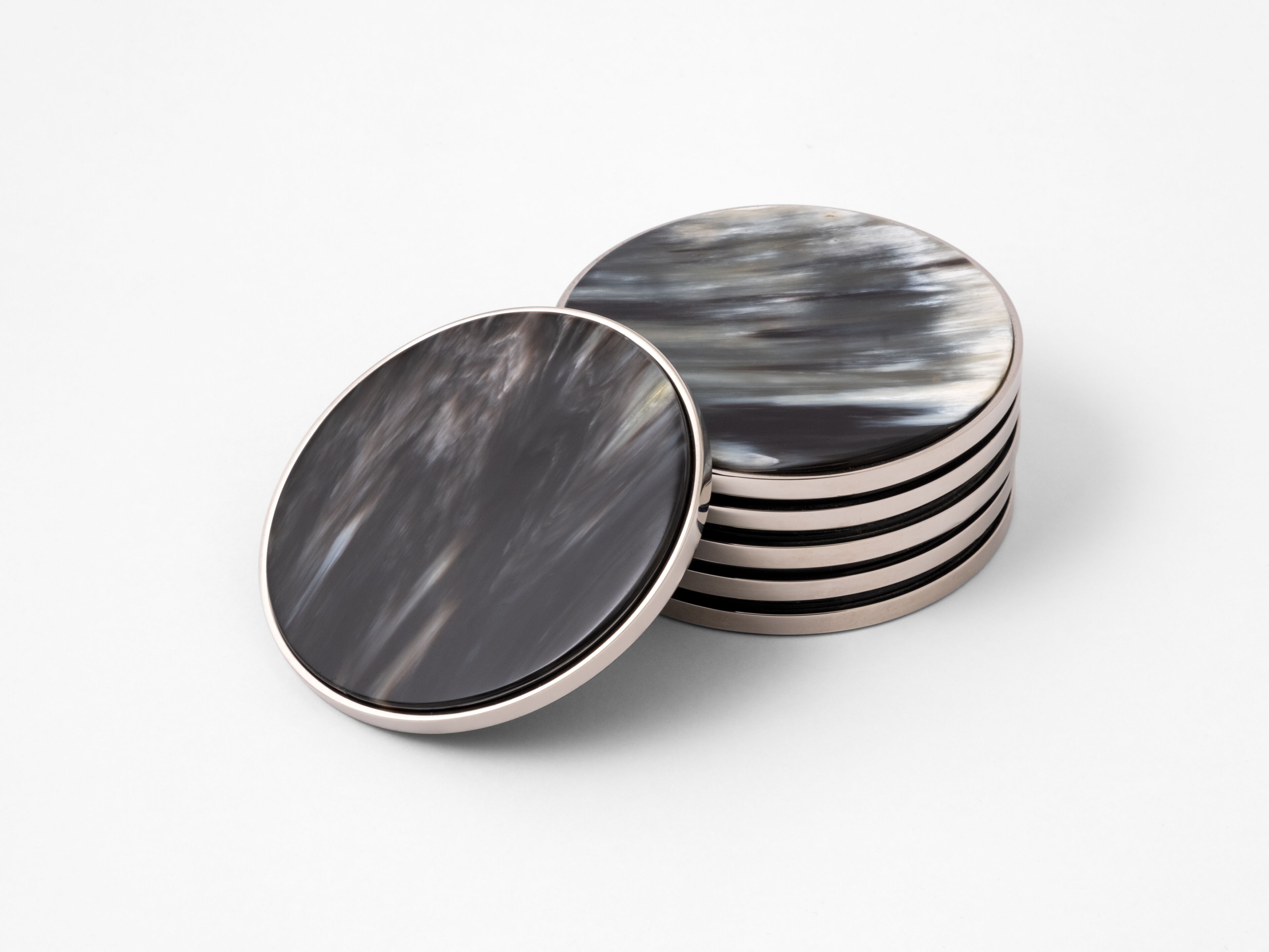 6шт рога и латунные подставки набор Zanchi 1952 PZHLV109BNNK ARCH-00139081