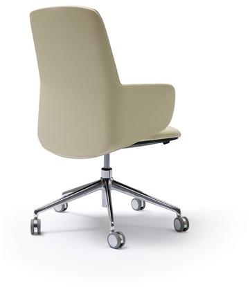 Quinti Sedute Офисное кресло в коже с колесами Deep sun-id-1431396 - Вид №5