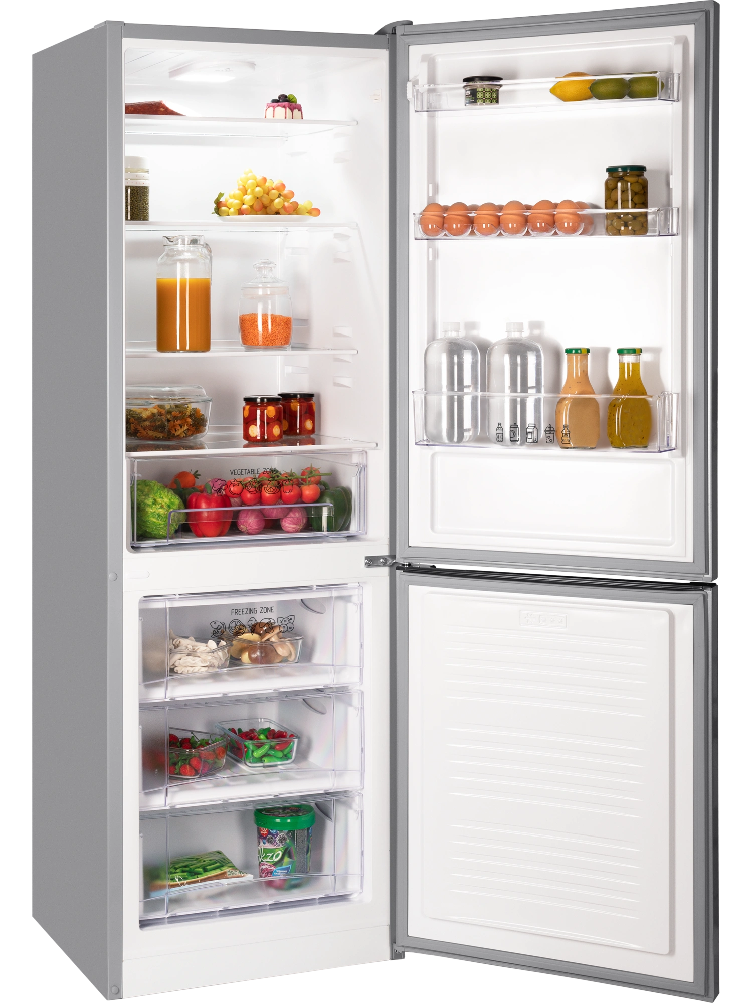 9291895 Холодильник с морозильником   NORD NRB 132 S серебристый STDN-0031189 - Вид №1