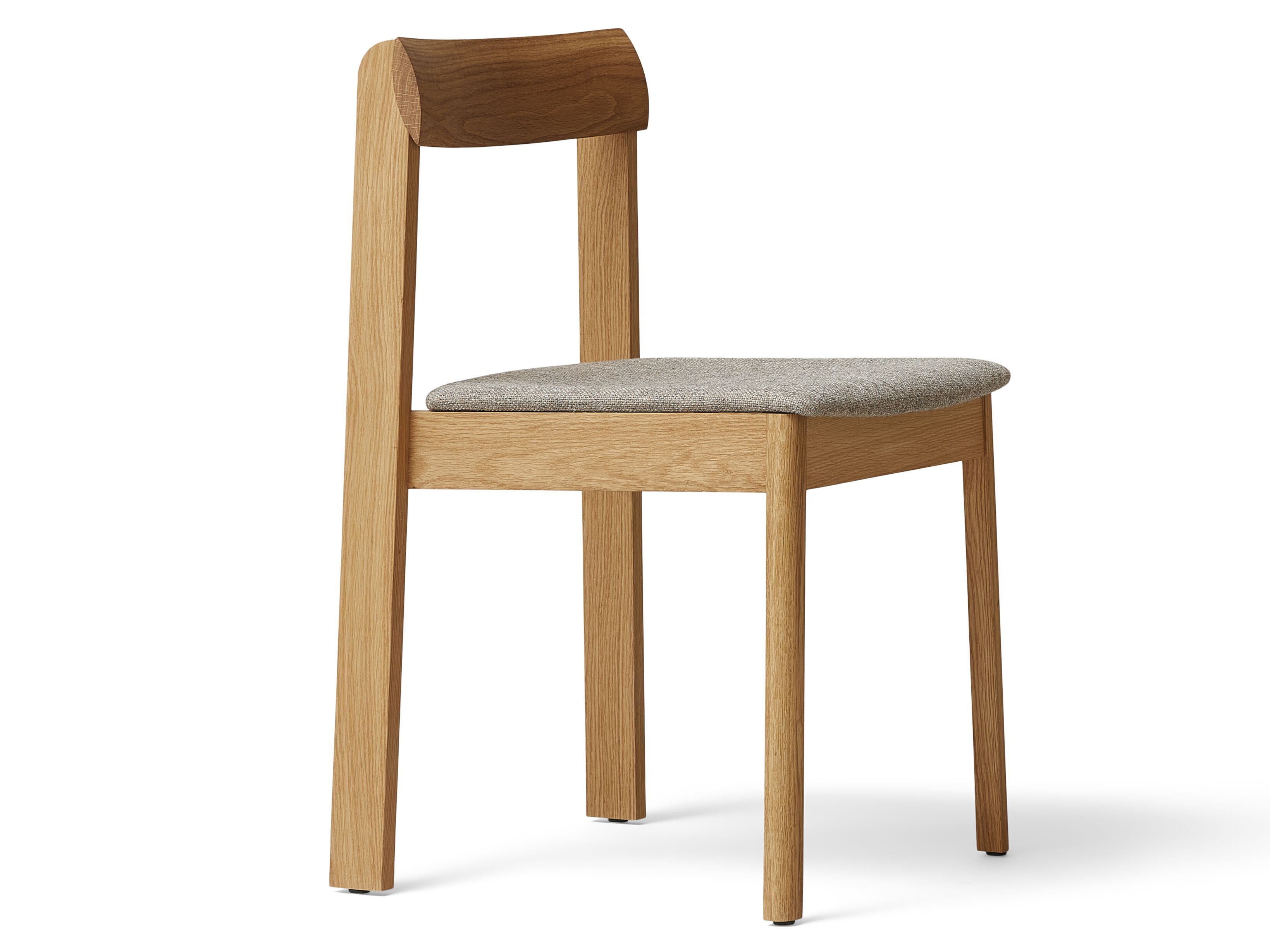 Штабелируемый дубовый стул с мягким сиденьем Form & Refine Blueprint ARCH-00138490