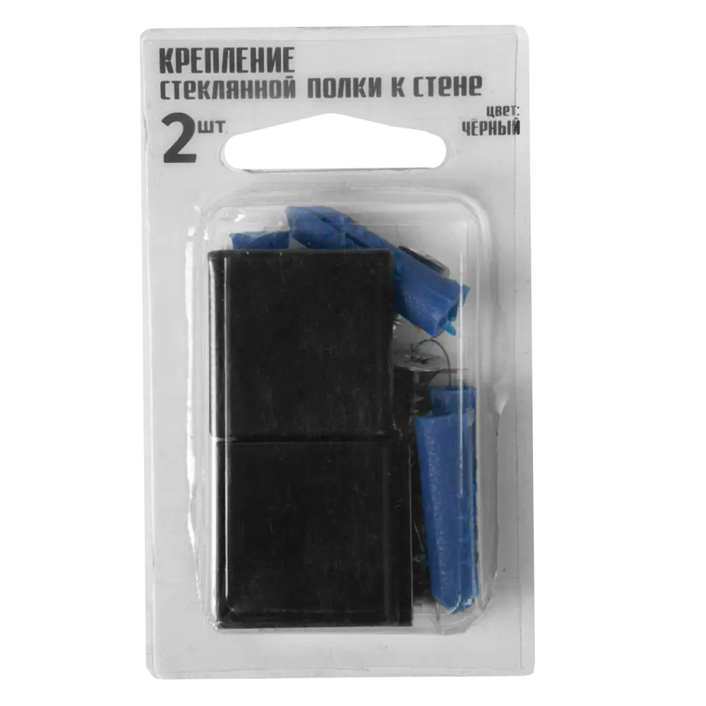 Держатель для полки OMEGA GLASS NNP3 - черный матовый 88016397 STLM-1089546 - Вид №3