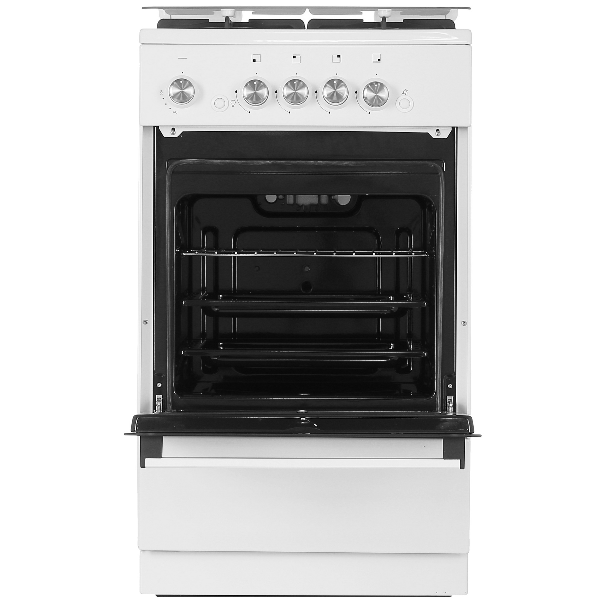 8187181 Газовая плита De Luxe 5040.42Г (КР) ЧР белый STDN-0048391 - Вид №6