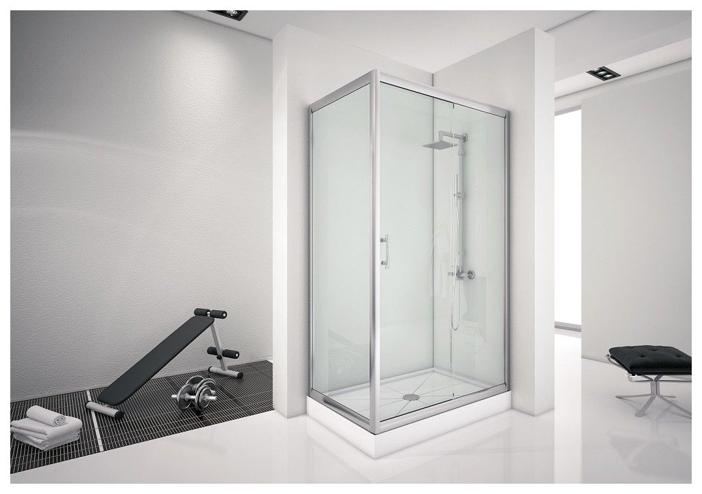 Душевой уголок Aquanet Alfa NAA1131 150x80, прозрачное стекло 00168419 - Вид №2