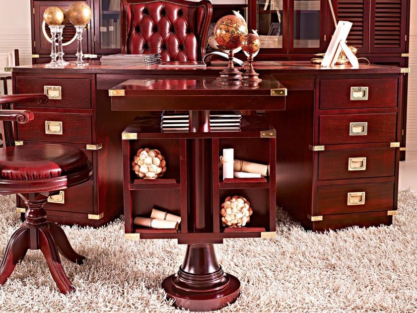 Caroti Прямоугольный письменный стол из массива дерева с ящиками Regent 249 - Вид №2