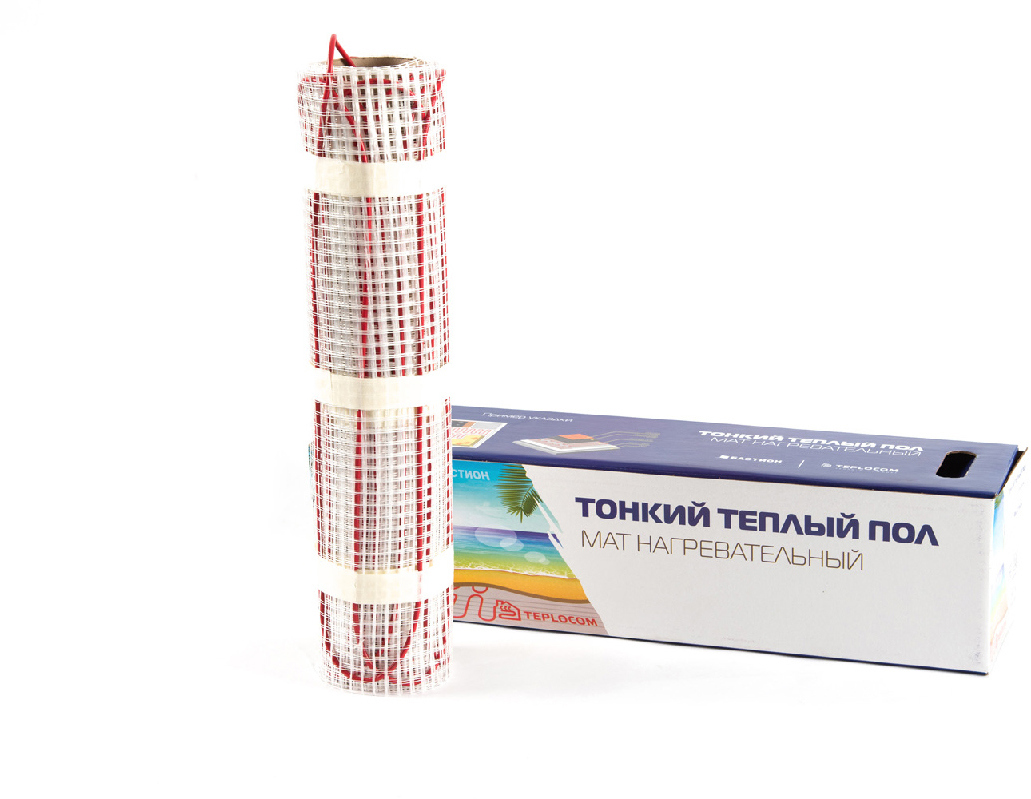 92704704 Нагревательный мат для теплого пола 4 м2 640 Вт STLM-0535054 TEPLOCOM