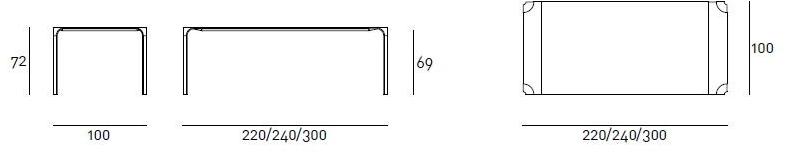 Living Divani Стол из листового металла sun-id-1483952 - Вид №5