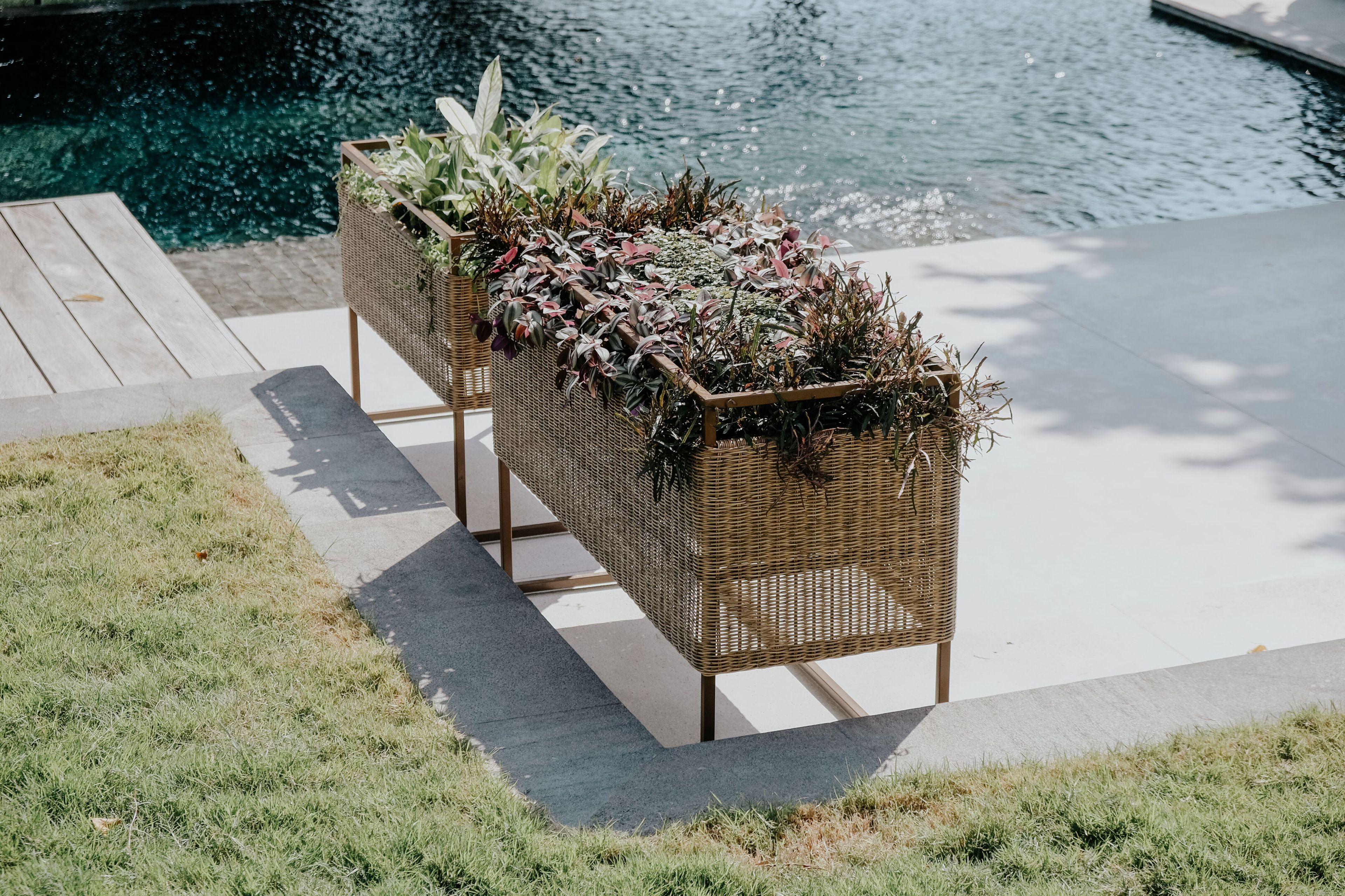 Прямоугольная плантатор из синтетического волокна cbdesign Tecno ARCH-00021024 - Вид №3