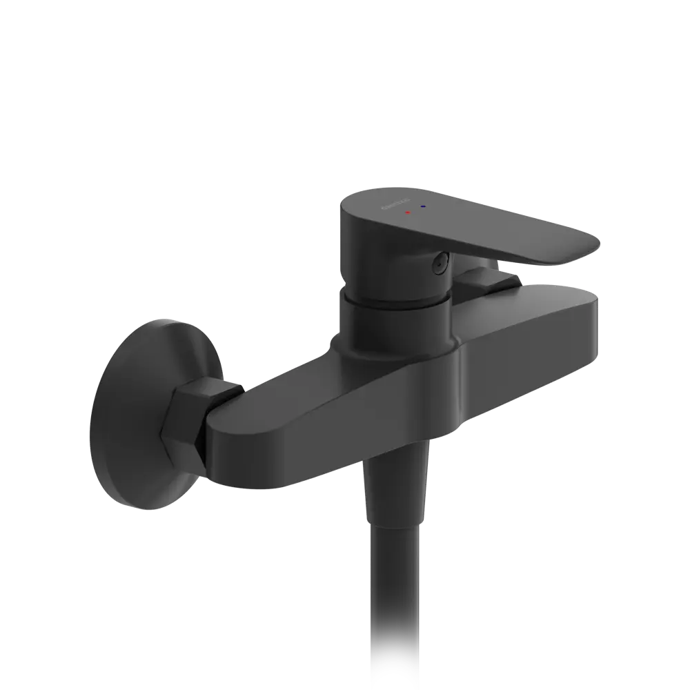 Смеситель для душа Damixa Willow 212000300LM однорычажный цвет черный матовый STLM-2187098