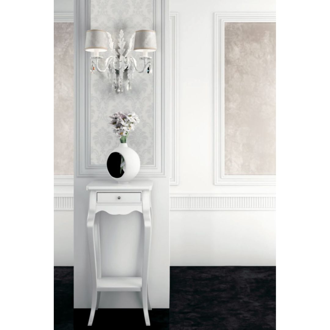 Masiero ACANTIA A2 V95 P06 DAM/14/WH CUT CRYST бра 111052 - Вид №1