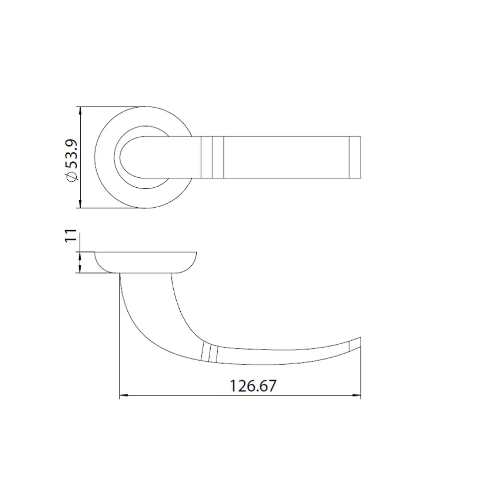 Дверные ручки Edson для межкомнатных дверей в стиле никель 85168564 STLM-0059339 - Вид №4