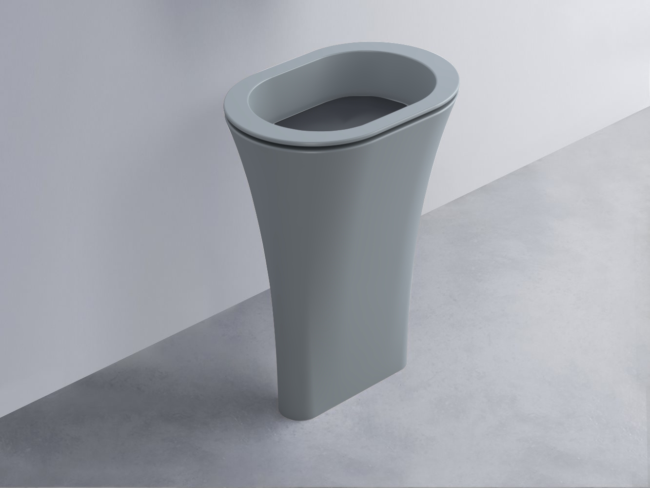 AMLA65-BR+AMPILO-BA+AMCOLO-BR Раковина Amedeo Ovale отдельностоящая cielo Enjoy + Amedeo Ceramica Cielo