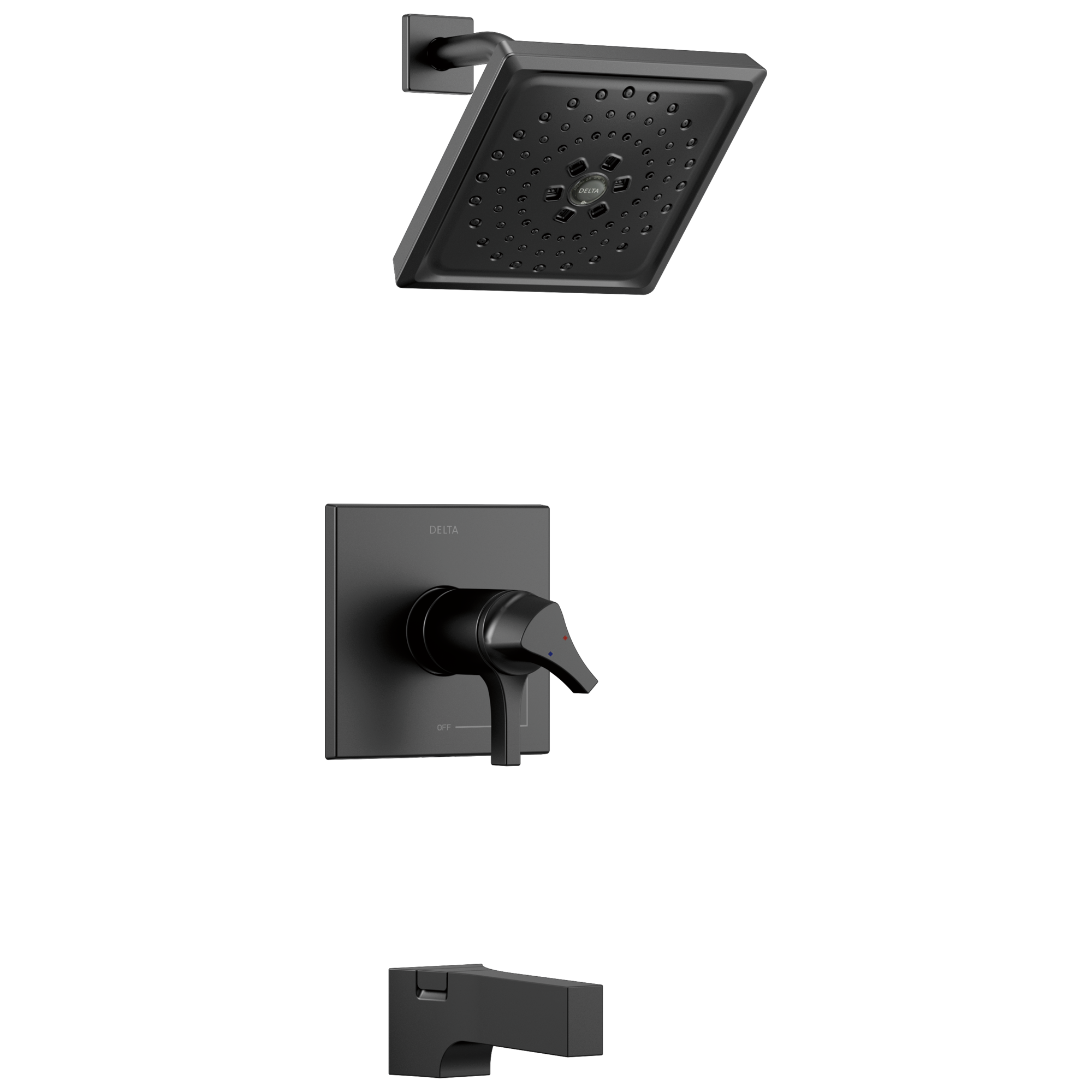 T17T474-BL Ванна и душевая панель TempAssure® серии 17T Delta Faucet Zura Матовый черный 