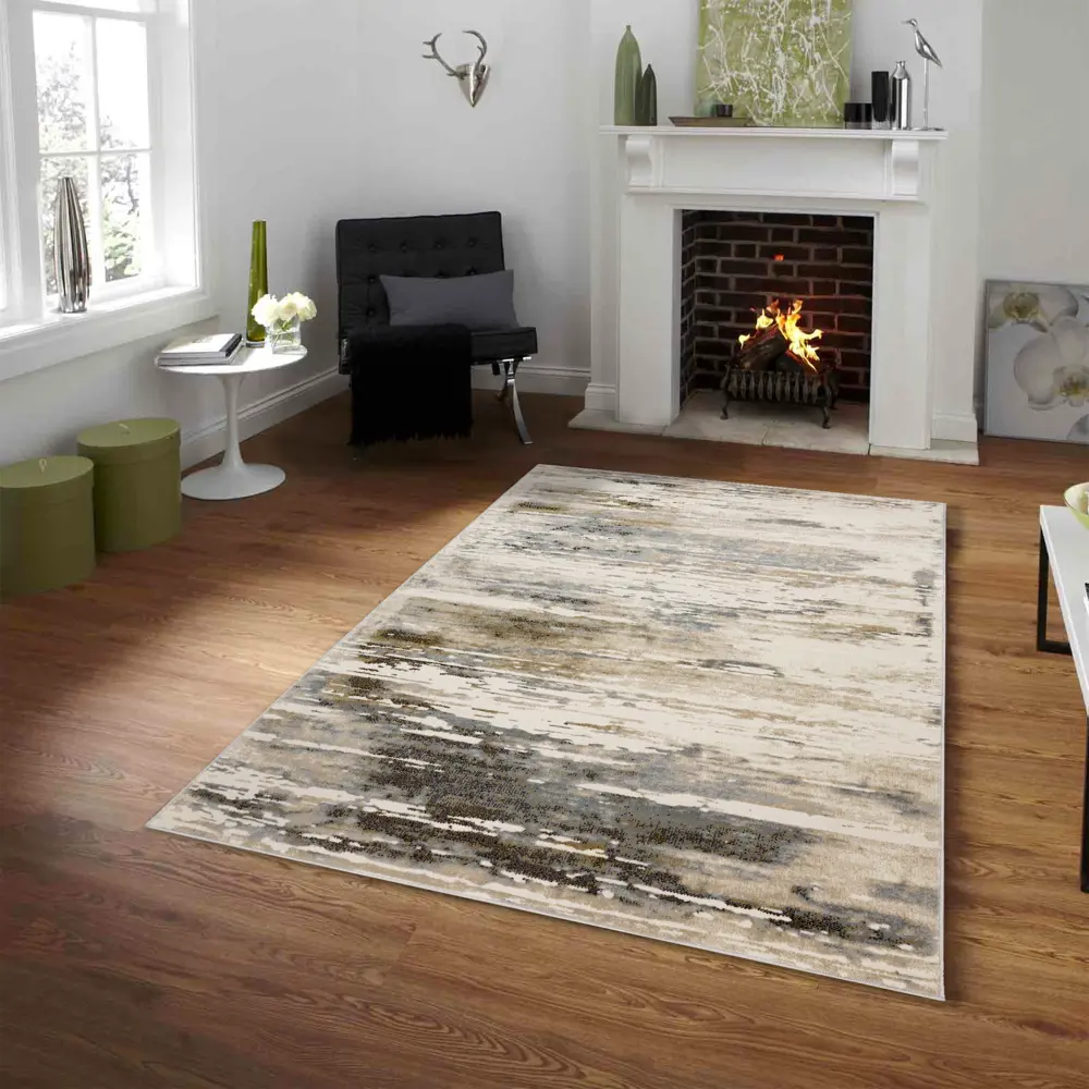 Santreyd Ковер Оптимист: уют и стиль в бежевых тонах 150x230 см 89337740 STLM-1059701